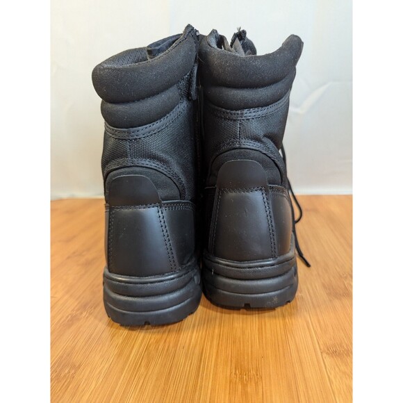Nortiv 8 Mens Military Tactical Work Boots Side Zip Combat Black Sz 11W [COM7] - Picture 4 of 7